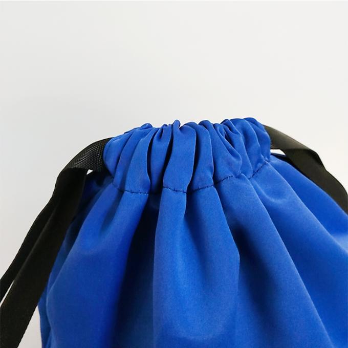 sacs de ficelle occasionnels de achat de satin de polyester de voyage de couleur d'usine de cordon de sac de sac à dos de sacs bon marché faits sur commande de femmes