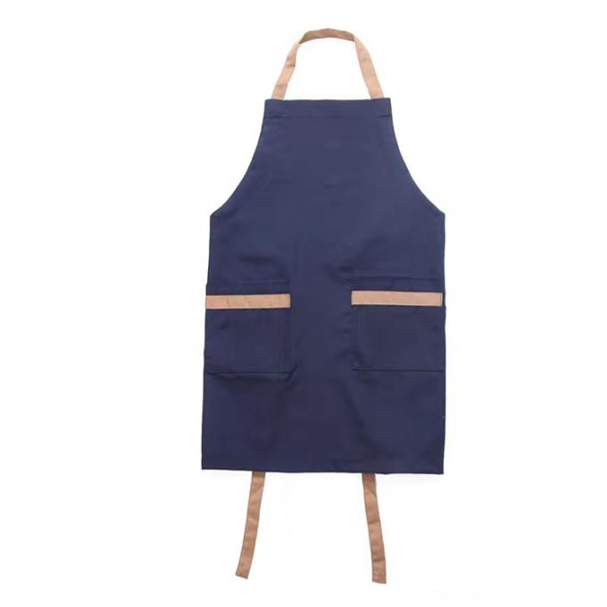 Prix concurrentiel fait sur commande imprimé bon marché de tabliers de nouveau de conception tablier de denim