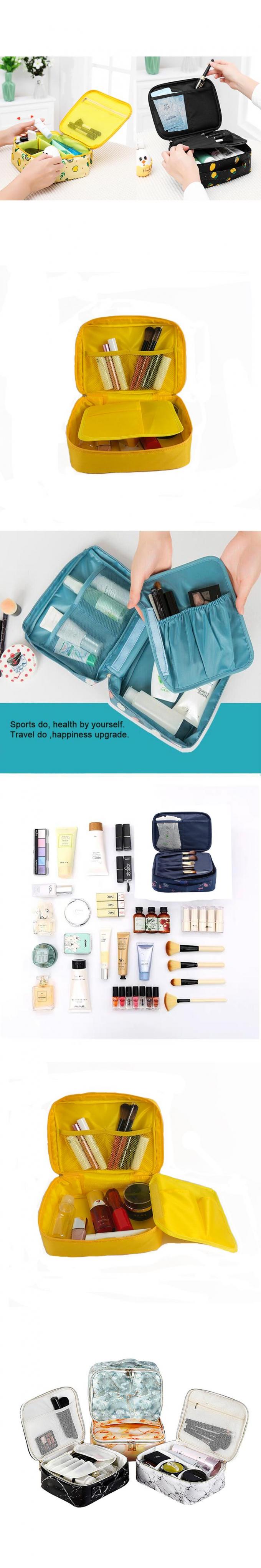Nouveau cosmétique fait sur commande de vente chaud d'impression de sac de maquillage de produits