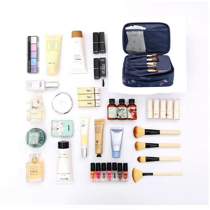 Stockage professionnel de cas cosmétique de maquillage de vente d'unité centrale de sac chaud de lavage
