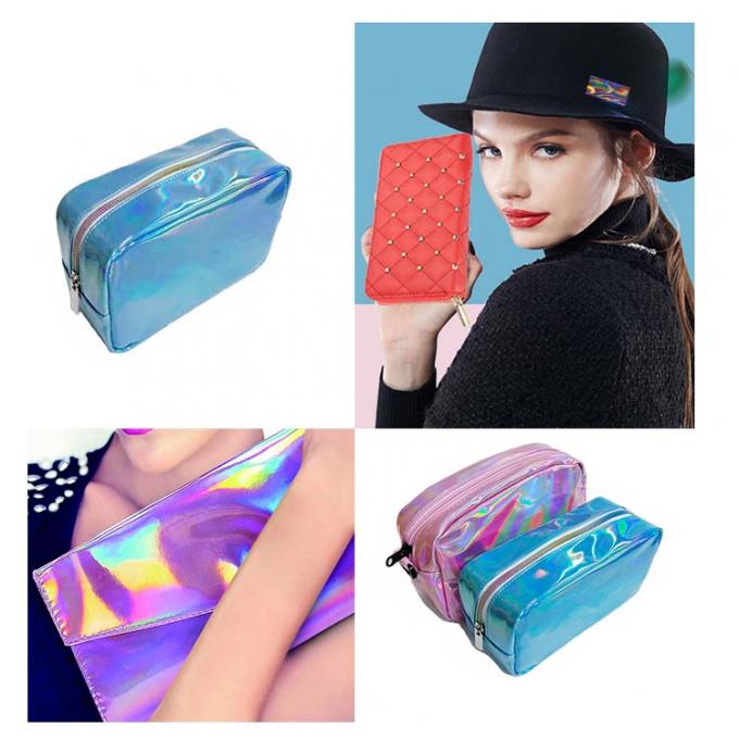 Sac à dos olographe de achat de sac d'hologramme de laser d'unité centrale de mode d'usine de cuir d'école faite sur commande de voyage