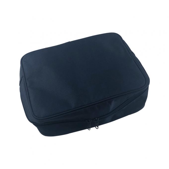 sac cosmétique durable du polyester 600D de mode de logo fait sur commande en gros
