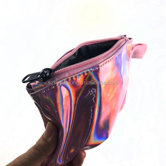 sac cosmétique olographe d'unité centrale d'hologramme fait sur commande en gros de mode