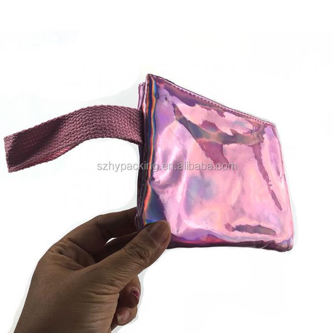 sac cosmétique olographe d'unité centrale d'hologramme fait sur commande en gros de mode