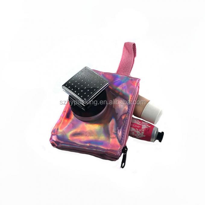 sac cosmétique olographe d'unité centrale d'hologramme fait sur commande en gros de mode