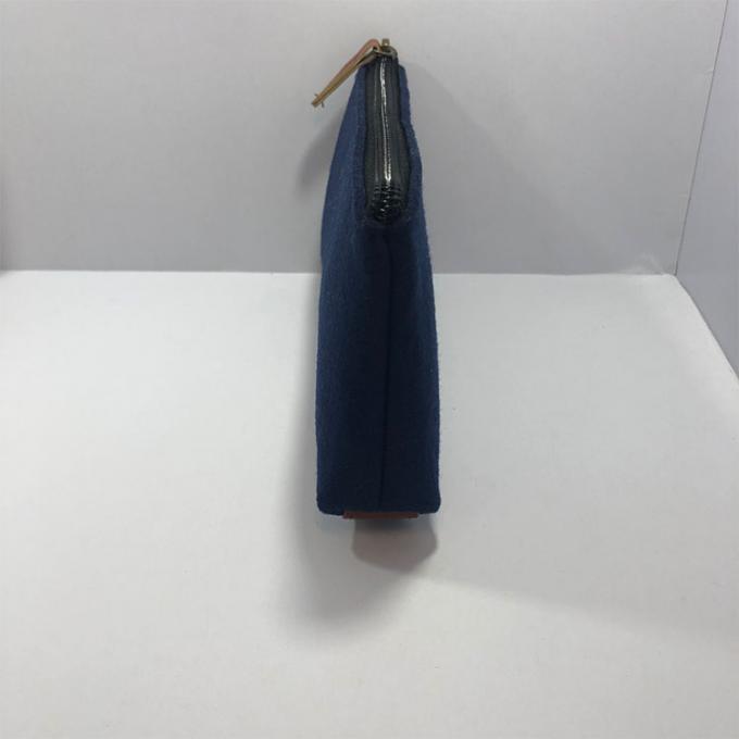 le voyage de mode a senti le sac cosmétique de portefeuille d'argent de maquillage de crayon de sac de cas