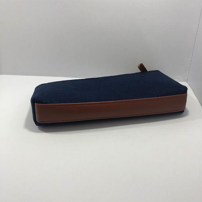 le voyage de mode a senti le sac cosmétique de portefeuille d'argent de maquillage de crayon de sac de cas
