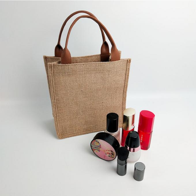 La coutume de fabricant de la Chine a imprimé l'alimentation d'énergie de toile de jute de sac à provisions d'emballage de coton de sacs avec le grand prix