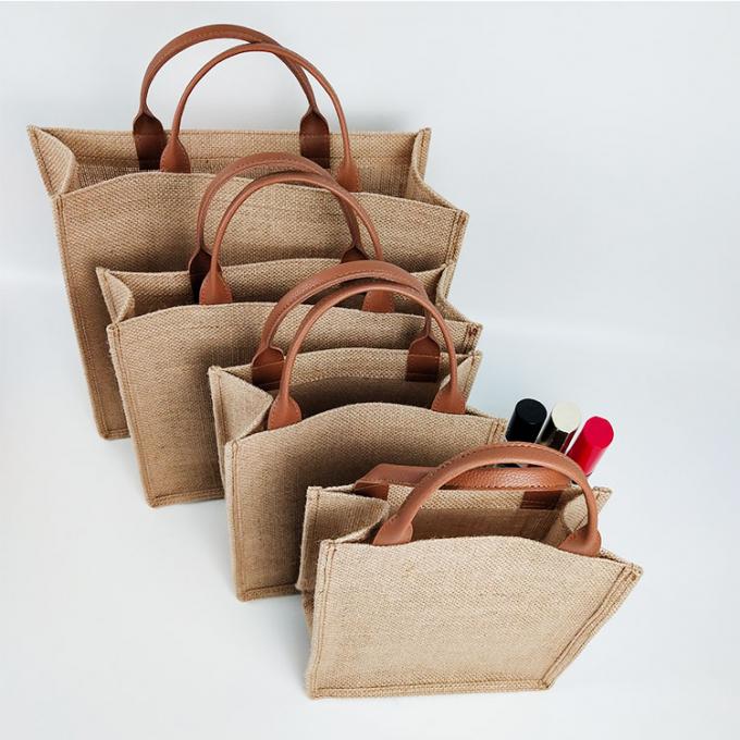 La coutume de fabricant de la Chine a imprimé l'alimentation d'énergie de toile de jute de sac à provisions d'emballage de coton de sacs avec le grand prix