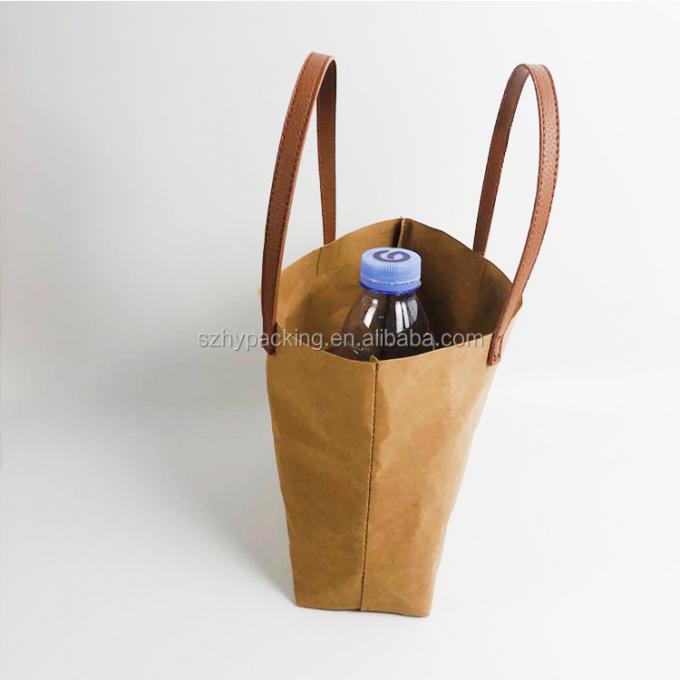 Sac d'emballage lavable de déjeuner d'emballage de nourriture de papier d'emballage de nouveau de conception matériel fait sur commande de mode nouveau