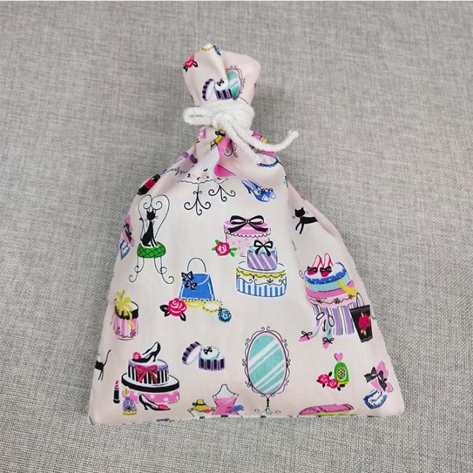Toile promotionnelle bon marché de sac de cordon de tissu de prix usine faite dans le bas de la Chine