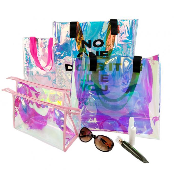 sac à main de achat de 2014 de femmes de mode d'hologramme de laser de PVC de plage femmes olographes en gros d'emballage