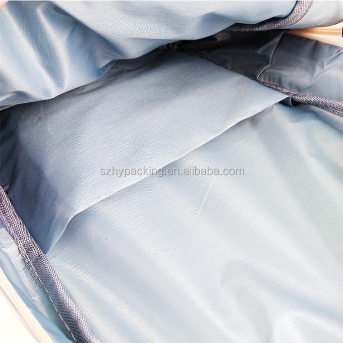 Sac à dos olographe de achat de sac d'hologramme de laser d'unité centrale de mode d'usine de cuir d'école faite sur commande de voyage