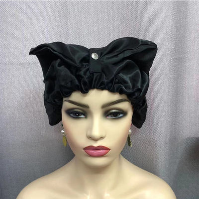 Customized Hot Stamping Logo MOQ 500 Pcs Nightcap For Hotel Hat Wholesale Hair Salon Disposable  Long Bonnets